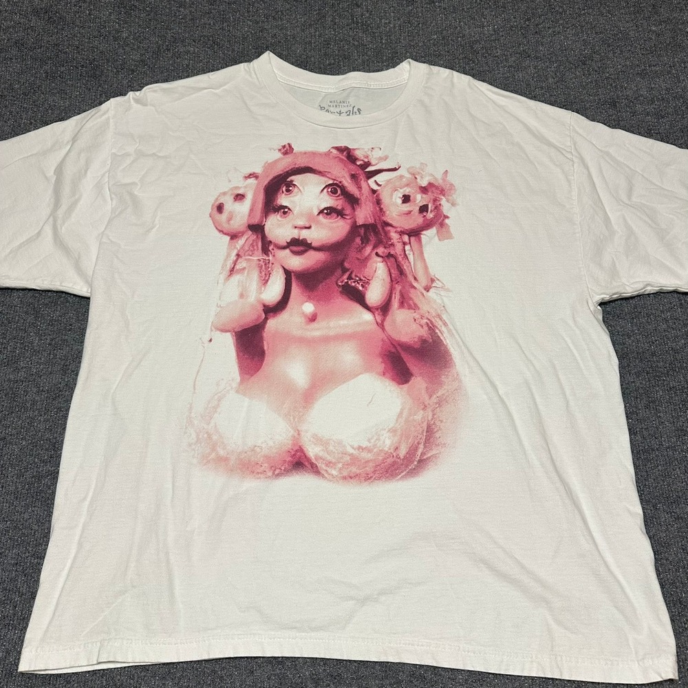Melanie Martinez Portals North American Tour 2023 T-Shirt 2XL White Pink Graphic